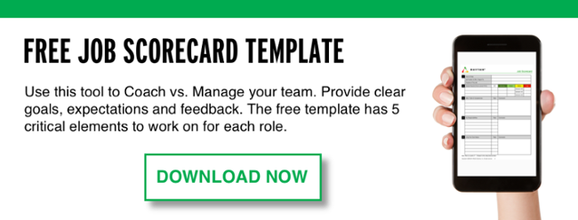 Job Scorecard Template with instructions - enhance employee engagement