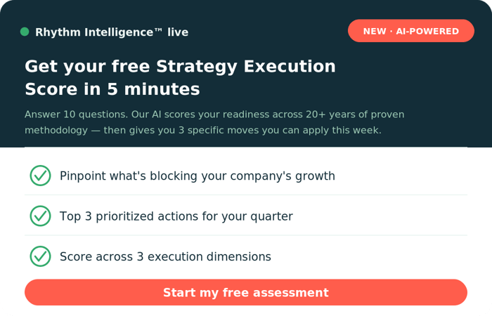 Strategy Execution Assessment