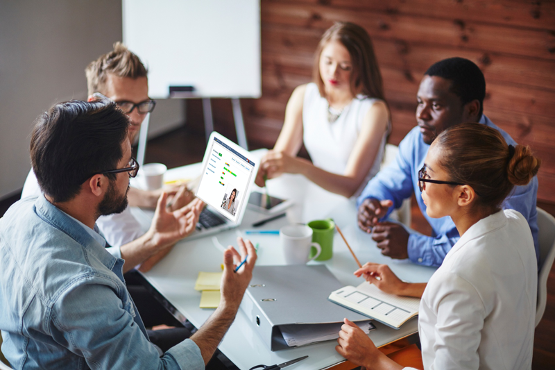 Weekly staff meeting with agenda template
