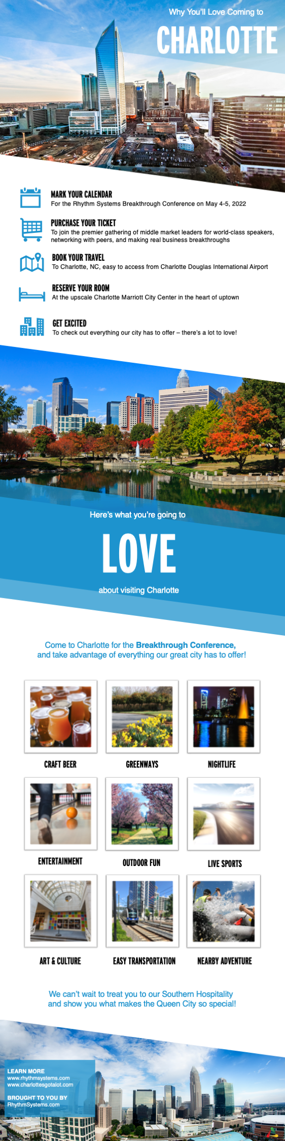Why You'll Love Coming to Charlotte