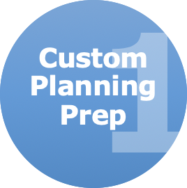 custom planning prep