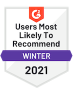 g2 2021 recommend badge