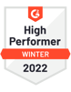 g2 Badge High Performer Winter 2022