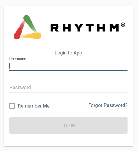 Logging in to Rhithm – Support