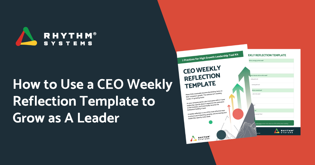 How to Use a CEO Weekly Reflection Template to Grow as A Leader