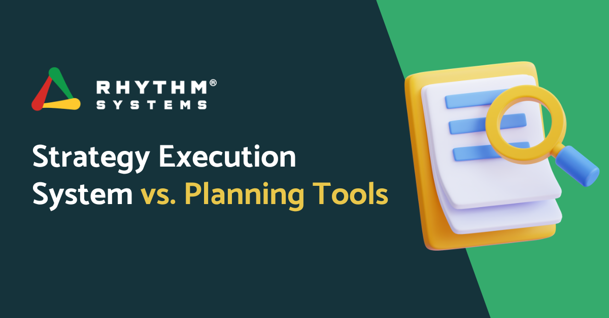 Strategy Execution System vs. Planning Tools