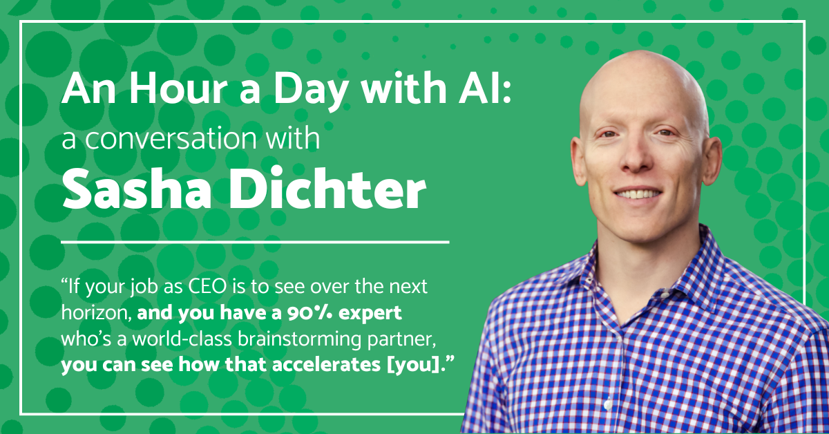 Sasha Dichter, CEO of 60 Decibels