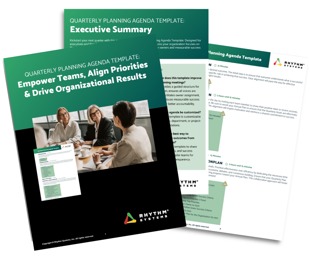 Tool Kit | Quarterly Planning Agenda Template Thumbnail