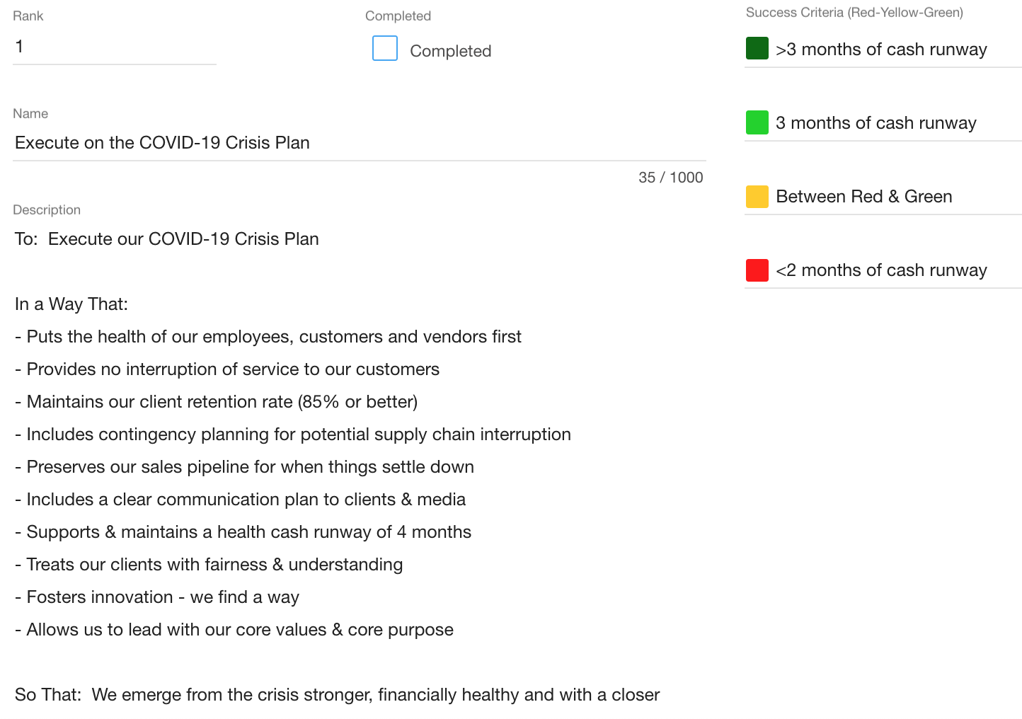 covid19 plan